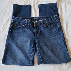 Ann Taylor Loft Modern Straight Denim Jeans 27/4